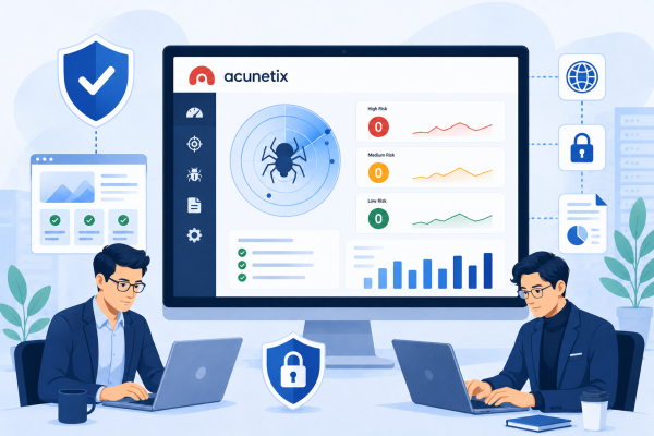 Acunetix 弱點掃描示意圖